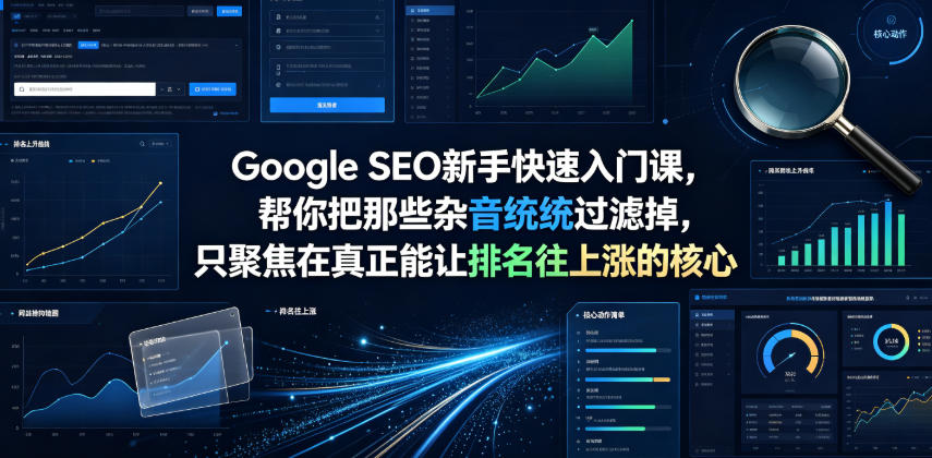 Google SEO新手快速入门课，帮你把那些杂音统统过滤掉，只聚焦在真正能让排名往上涨的核心动作【原创双语字幕】-悟思笔记，一个低调的学习营。