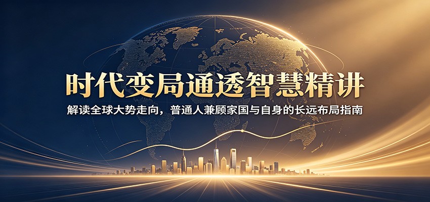 时代变局通透智慧精讲：解读全球大势走向，普通人兼顾家国与自身的长远布局指南-悟思笔记，一个低调的学习营。