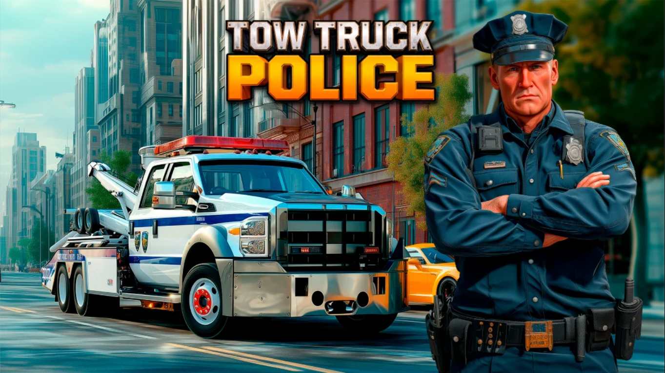【美版】拖车警察模拟器 .Tow Truck Police Simulator 英语-悟思笔记，一个低调的学习营。