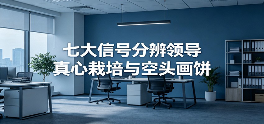 付费文章《七大信号分辨领导真心栽培与空头画饼》读懂管理背后人性逻辑-悟思笔记，一个低调的学习营。