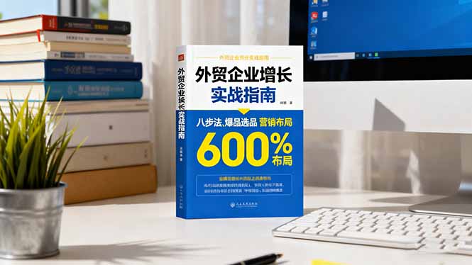 外贸企业增长实战指南，八步法、爆品选品、营销布局，业绩增长300%-悟思笔记，一个低调的学习营。