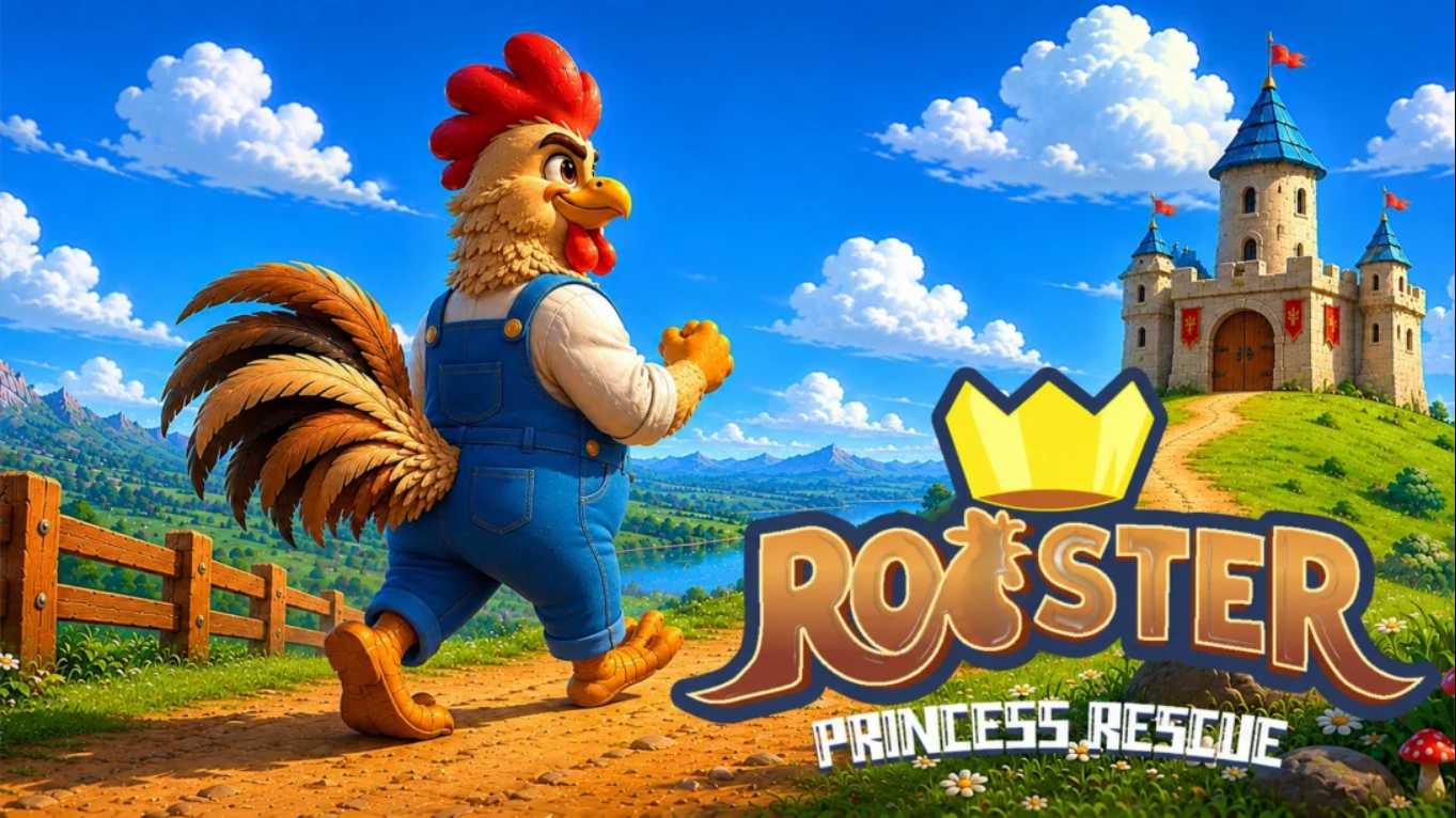 【日版】公鸡勇士：拯救公主 .Rooster: Princess Rescue 英语-悟思笔记，一个低调的学习营。