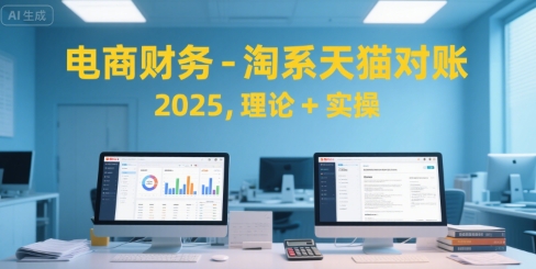 电商财务-淘系天猫对账2025，理论+实操-悟思笔记，一个低调的学习营。