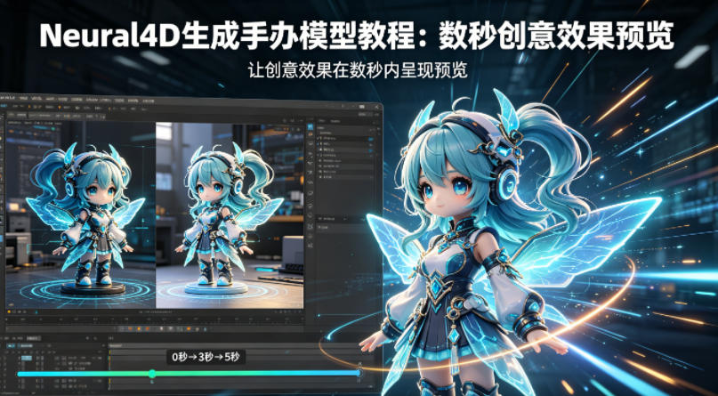 Neural4D生成手办模型教程，让创意效果在数秒内呈现预览-悟思笔记，一个低调的学习营。
