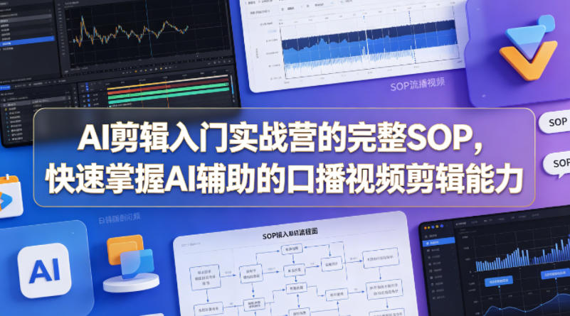 AI剪辑入门实战营的完整SOP，快速掌握AI辅助的口播视频剪辑能力-悟思笔记，一个低调的学习营。