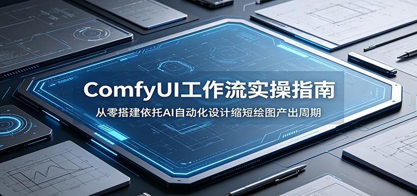 ComfyUI 工作流实操指南：从零搭建依托AI自动化设计缩短绘图产出周期-悟思笔记，一个低调的学习营。