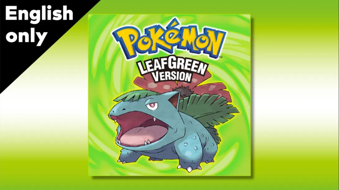 【美版】宝可梦叶绿 .Pokemon LeafGreen 中文汉化-悟思笔记，一个低调的学习营。