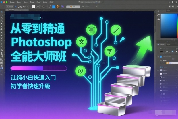 从零到精通Photoshop全能大师班，让纯小白快速入门，初学者快速升级-悟思笔记，一个低调的学习营。
