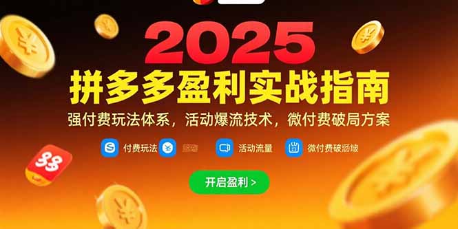 拼多多盈利实战指南，强付费玩法，活动爆流技术，微付费破局方案(更新7月-悟思笔记，一个低调的学习营。