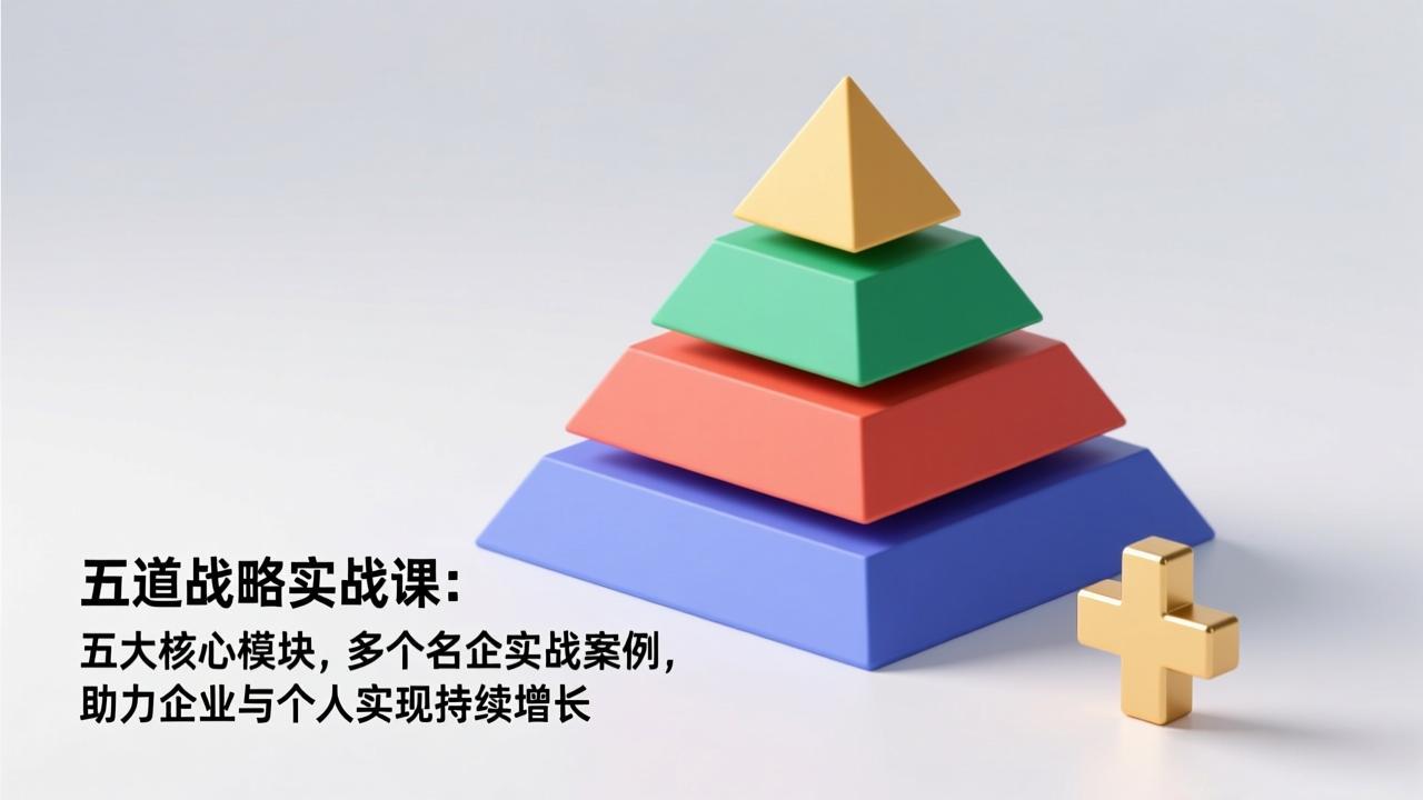 五道战略实战课：五大核心模块，多个名企实战案例，助力企业与个人实现持续增长-悟思笔记，一个低调的学习营。