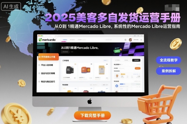 2025美客多自发货运营手册：从0到1精通Mercado Libre，系统性的Mercado Libre运营指南-悟思笔记，一个低调的学习营。
