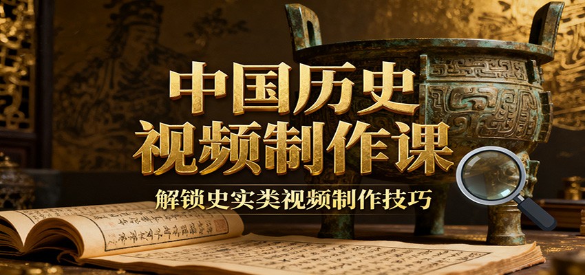 中国历史视频制作课：疆域地图集+参考文案+练习素材，解锁史实类视频制作技巧-悟思笔记，一个低调的学习营。