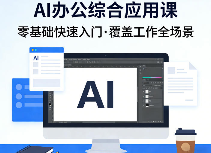 AI办公综合应用课，零基础快速入门，覆盖了工作中各种应用场景-悟思笔记，一个低调的学习营。