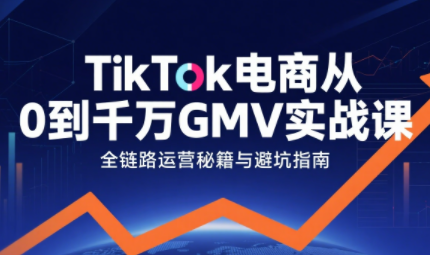 三千老师·TikTok电商从0到千万GMV实战课(更新)-悟思笔记，一个低调的学习营。