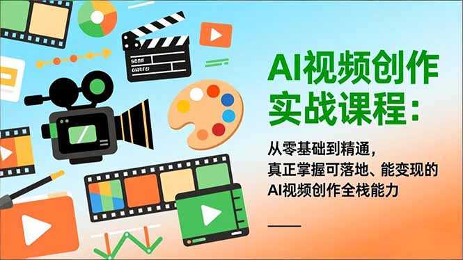 AI视频创作实战课程：从零基础到精通，真正掌握可落地、能变现的AI视频创作全栈能力-悟思笔记，一个低调的学习营。