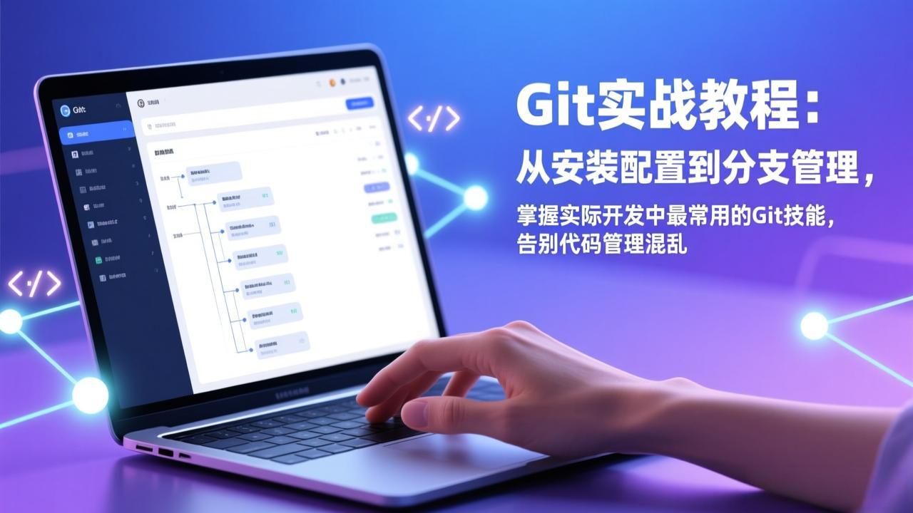 Git实战教程：从安装配置到分支管理，掌握实际开发中最常用的Git技能，告别代码管理混乱-悟思笔记，一个低调的学习营。