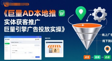 巨量AD本地推实体获客推广，巨量引擎广告投放实操-悟思笔记，一个低调的学习营。