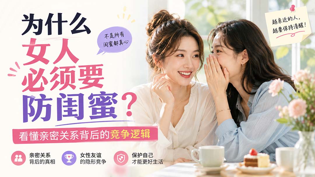 付费文章：为什么女人必须要防闺蜜？看懂亲密关系背后的竞争逻辑-悟思笔记，一个低调的学习营。