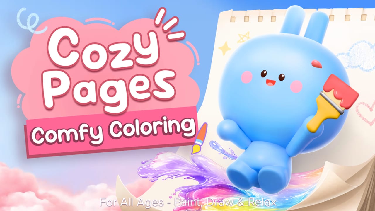 舒适页面：疗癒系手绘色本-全龄适读,享受静心时光丨Cozy Pages: Comfy Coloring for All Ages – Paint, Draw & Relax-悟思笔记，一个低调的学习营。
