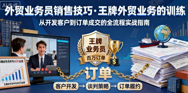 外贸业务员销售技巧，王牌外贸业务的训练-悟思笔记，一个低调的学习营。