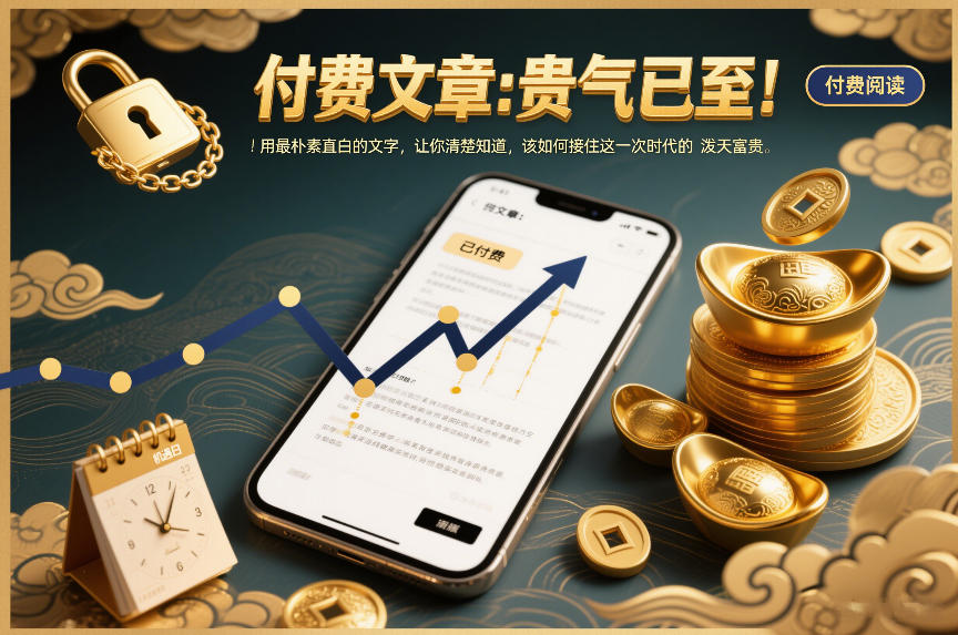 付费文章：贵气已至！用最朴素直白的文字，让你清楚知道，该如何接住这一次时代的泼天富贵-悟思笔记，一个低调的学习营。