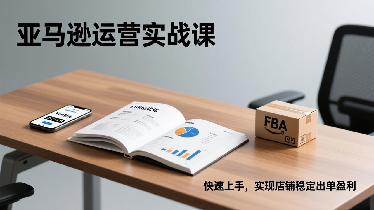 亚马逊运营实战课，Listing优化、Vine秒杀、FBA发货，快速上手，实现店铺稳定出单盈利-悟思笔记，一个低调的学习营。