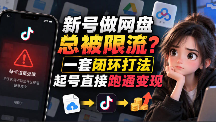 小白新号过限流：别发链先养号，12步SOP直接抄-悟思笔记，一个低调的学习营。