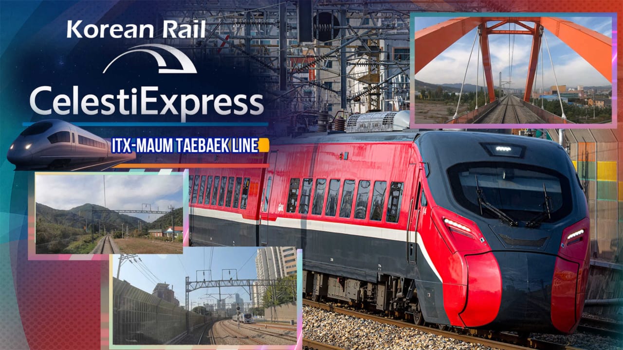 韩国铁路 Celesti特快 ITX-MAUM 太白线丨Korean Rail Celesti Express ITX-MAUM Taebaek Line-悟思笔记，一个低调的学习营。