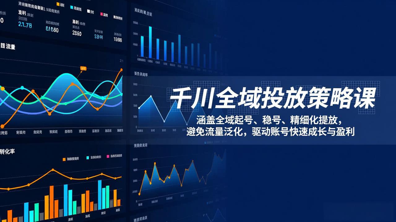 千川全域投放策略课：涵盖全域起号、稳号、精细化投放，避免流量泛化，驱动账号快速成长与盈利-悟思笔记，一个低调的学习营。