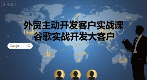 外贸主动开发客户实战课，谷歌实战开发大客户-悟思笔记，一个低调的学习营。