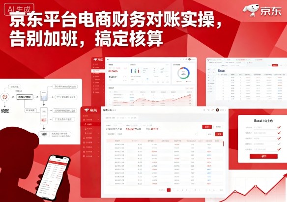 京东平台电商财务对账实操，告别加班，搞定核算-悟思笔记，一个低调的学习营。