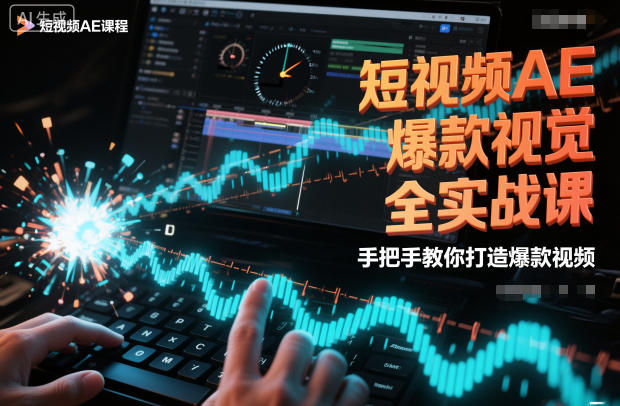 短视频AE爆款视觉全实战课，手把手教你打造爆款视频-悟思笔记，一个低调的学习营。