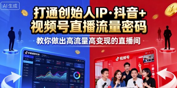 25年直播9-10两期线下课，打通创始人IP，抖音+视频号直播流量密码，教你做出高流量高变现的直播间-悟思笔记，一个低调的学习营。