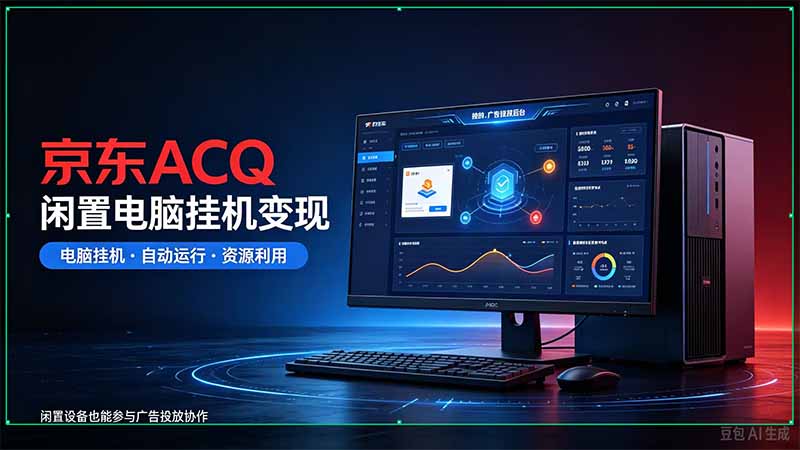 京东ACQ是什么？闲置电脑挂机采集项目拆解-悟思笔记，一个低调的学习营。