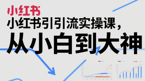 小红书引流实操课，从小白到大神-悟思笔记，一个低调的学习营。