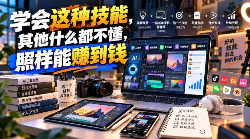 某公众号付费文章：学会这种技能，其他什么都不懂，照样能賺到钱-悟思笔记，一个低调的学习营。