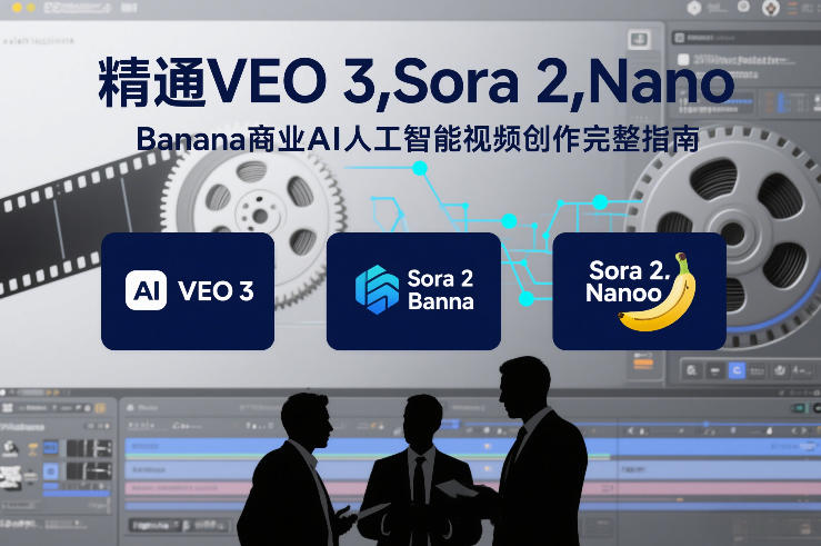 精通VEO 3，Sora 2，Nano Banana商业AI人工智能视频创作完整指南-悟思笔记，一个低调的学习营。