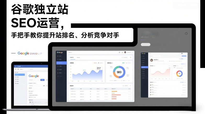 谷歌独立站SEO运营，手把手教你提升网站排名、分析竞争对手(更新2026)-悟思笔记，一个低调的学习营。