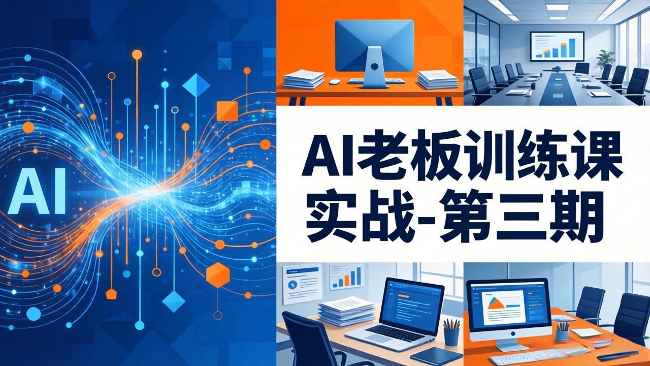 AI老板训练课实战-第三期：AI+内容应用落地教学，从0到1打通AI变现完整路径-悟思笔记，一个低调的学习营。