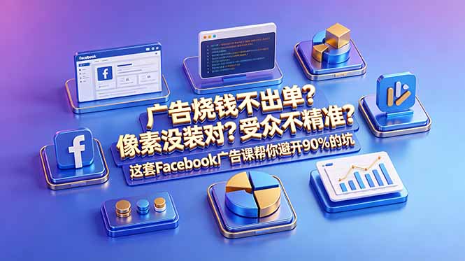广告烧钱不出单？像素没装对？受众不精准？这套Facebook广告课帮你避开90%的坑-原创双语字幕-悟思笔记，一个低调的学习营。