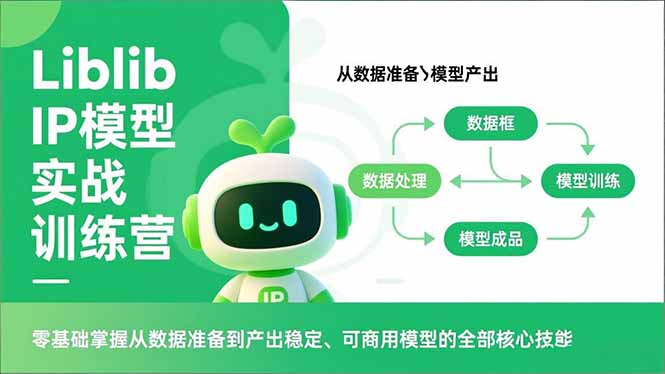 Liblib IP模型实战训练营，零基础掌握从数据准备到产出稳定、可商用模型的全部核心技能-悟思笔记，一个低调的学习营。