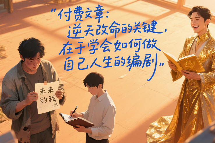 付费文章：逆天改命的关键，在于学会如何做自己人生的编剧-悟思笔记，一个低调的学习营。