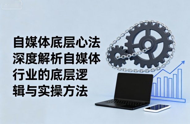 自媒体底层心法，深度解析自媒体行业的底层逻辑与实操方法-悟思笔记，一个低调的学习营。