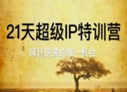 21天超级IP特训营，屌丝逆袭的唯一机会-悟思笔记，一个低调的学习营。