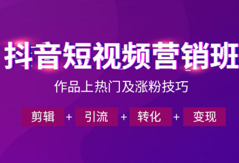抖音短视频运营班，一门课学会作品上热门及涨粉技巧，引流转化剪辑变现(2026年5月)-悟思笔记，一个低调的学习营。