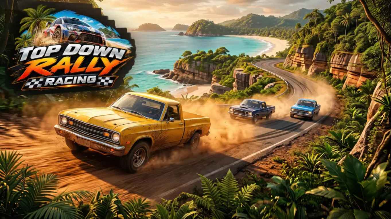 【美版】俯视拉力赛车 Top Down Rally Racing 英语-悟思笔记，一个低调的学习营。