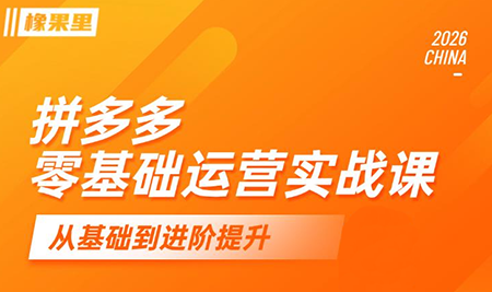 仙道电商·拼多多零基础运营实战课-悟思笔记，一个低调的学习营。