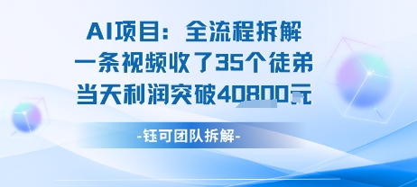 AI收徒变现闭环：一条视频收35人，日入1k+(附完整SOP)-悟思笔记，一个低调的学习营。