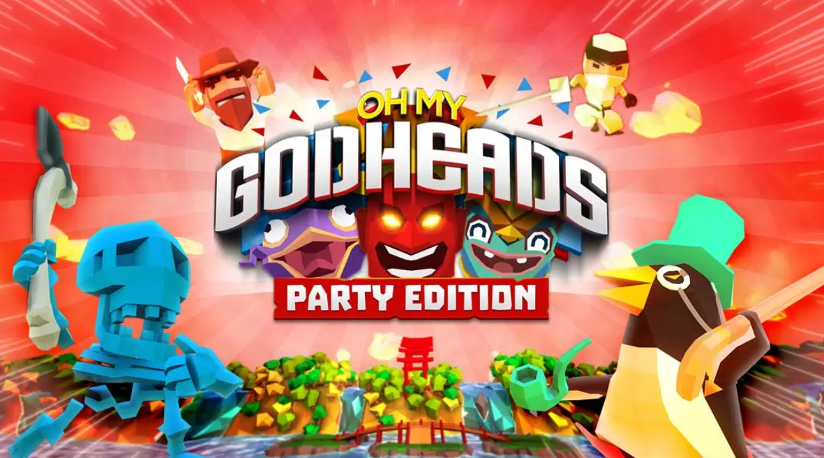 《我的天呐：派对版 Oh My Godheads: Party Edition》Switch英文版NSP下载 – 含1.0.0补丁-悟思笔记，一个低调的学习营。