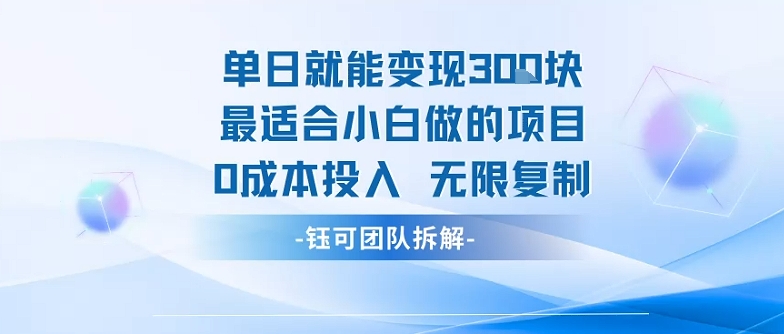单日就能变现3张最适合小白做的项目0成本投入 无限复制-悟思笔记，一个低调的学习营。